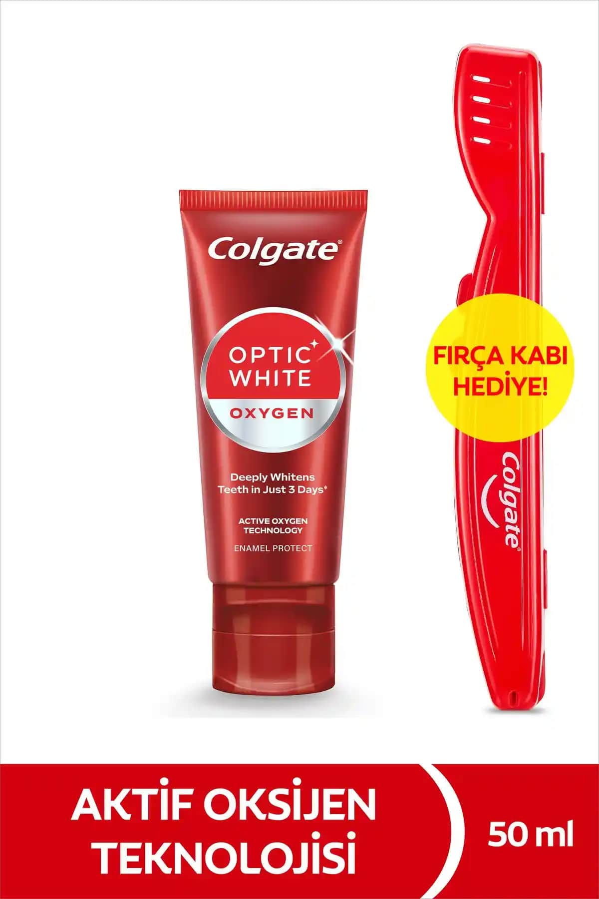 Colgate Optic White Oxygen Beyazlatıcı Diş Macunu ile Güçlü ve Parlak Gülümseme