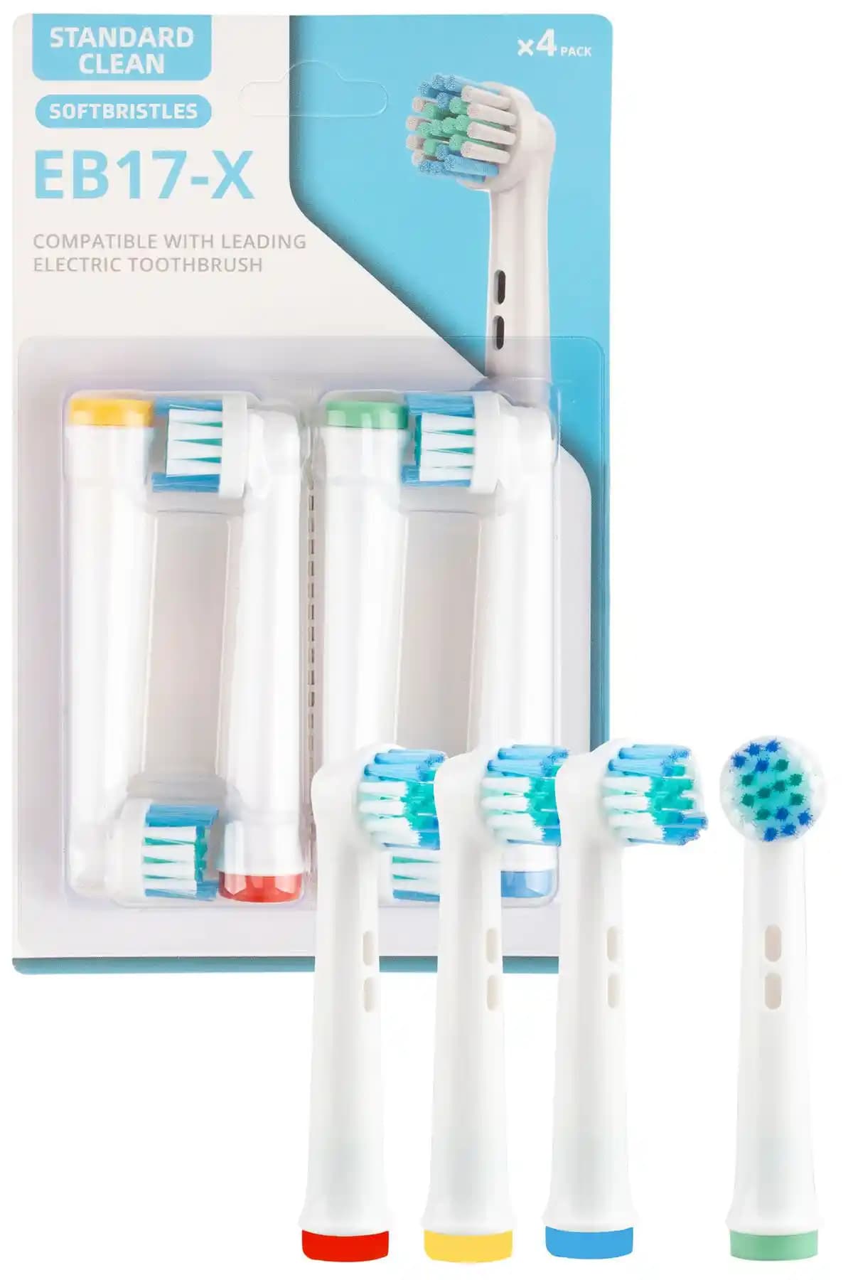 SoftBristles 8'li Yedek Diş Fırçası Başlıkları: Uyumluluk ve Hijyen İçin Güvenilir Çözüm