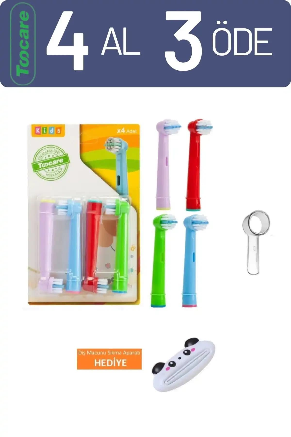 Toocare Oral-b Çocuk Diş Fırçaları ve Aksesuarları: Güvenli ve Renkli Temizlik Deneyimi