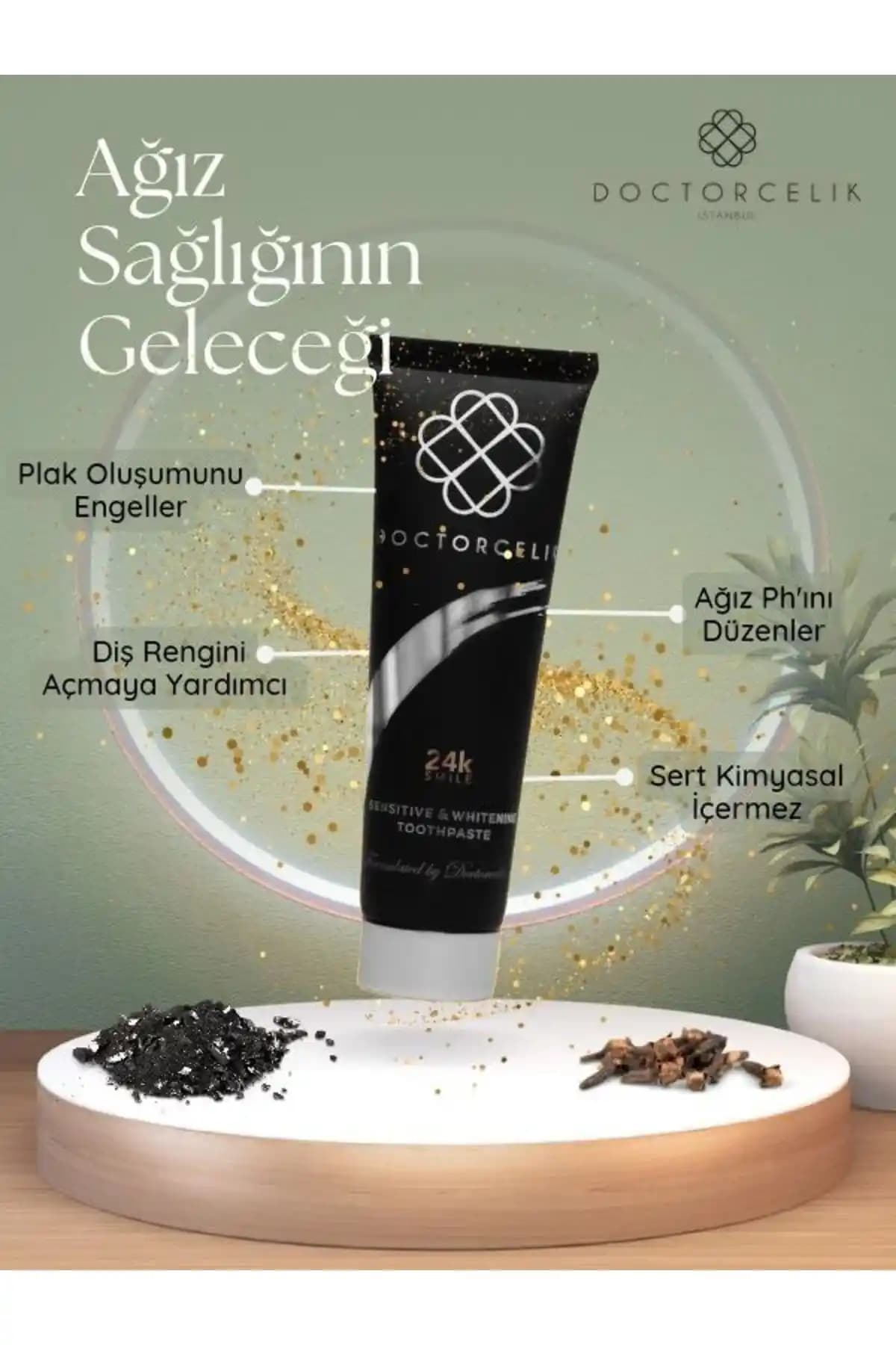 Doctorcelik 24k Smile Beyazlatıcı Diş Macunu: Parlak ve Sağlıklı Gülüşler İçin Güçlü Formül