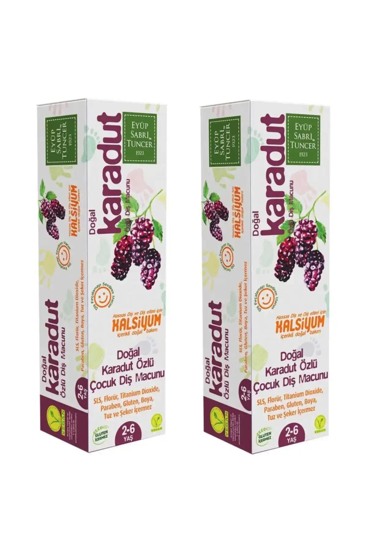 Eyüp Sabri Tuncer Doğal Karadut Özlü Çocuk Diş Macunu Güvenli ve Etkili Ağız Bakımı