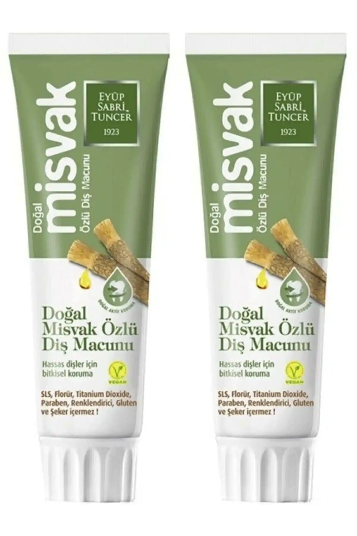 Eyüp Sabri Tuncer Doğal Misvak Özlü Diş Macunu: Güvenli ve Etkili Doğal Ağız Bakımı Ürünü