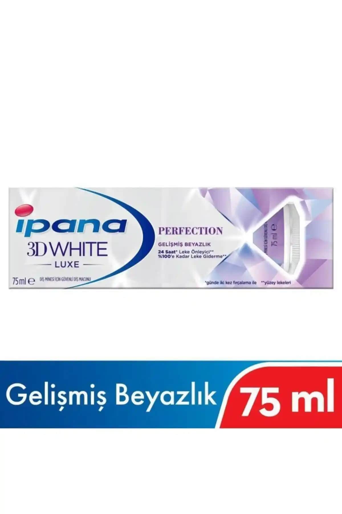 İpana 3 Byt.byz.luxe Perfection Beyazlatıcı Diş Macunu 75ml - Ağız Sağlığı ve Estetik İçin