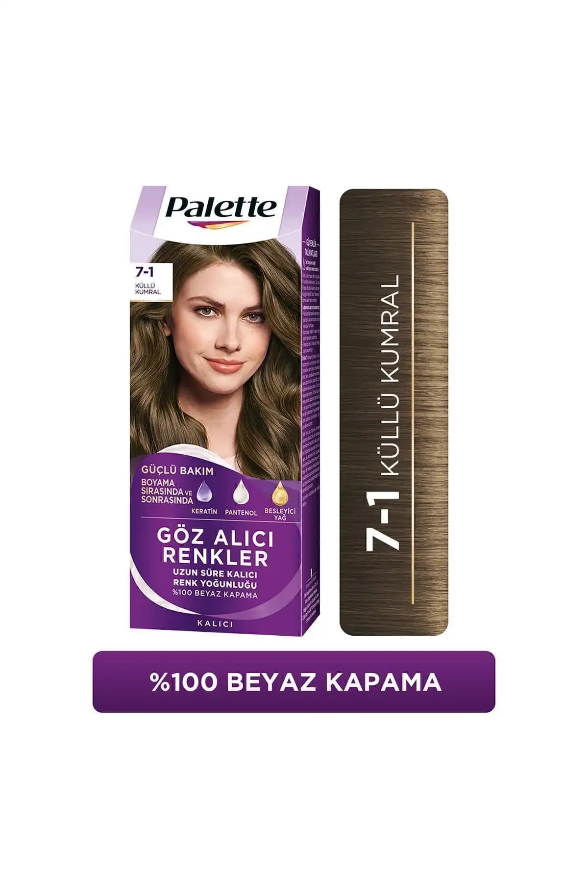 Palette Deluxe ve Göz Alıcı Renkler Küllü Kumral Saç Boyası Karşılaştırması 2