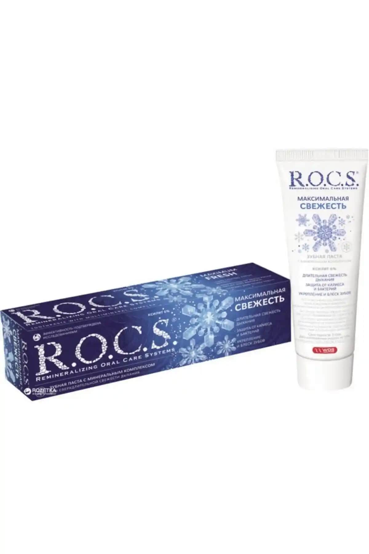 R.O.C.S. Maximum Fresh Ağız Kokusuna Karşı Güvenilir ve Etkili Diş Macunu Özellikleri