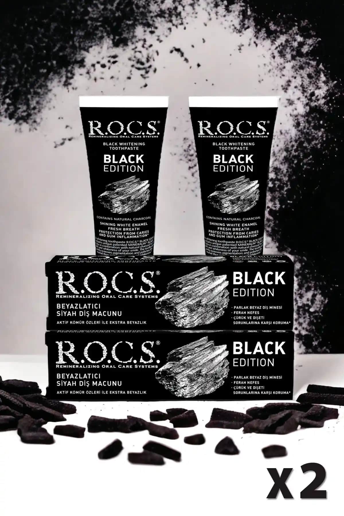 R.O.C.S. Rocs Black Edisyon Kömür Beyazlatıcı Diş Macunu İncelemesi ve Kullanım Yöntemleri