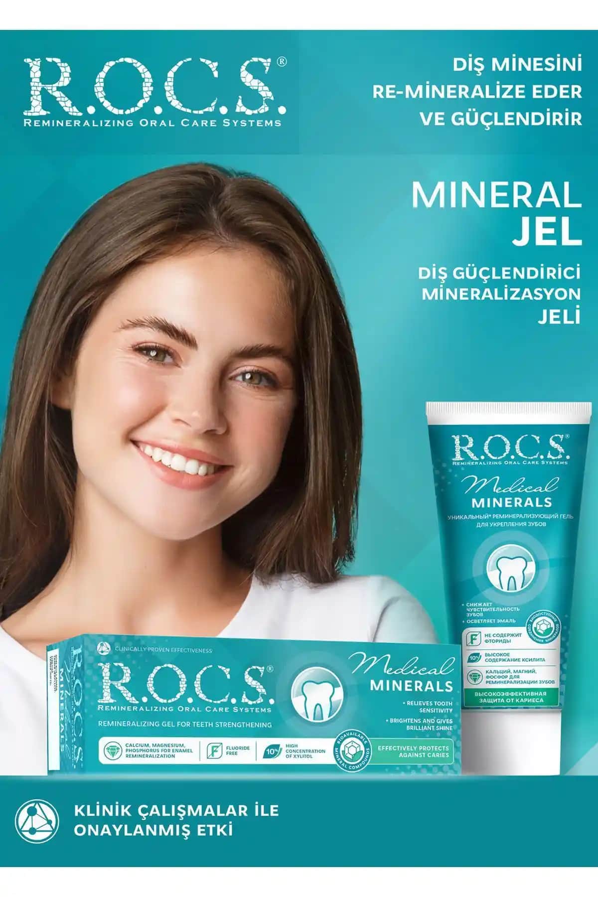 R.O.C.S. Rocs Medical Mineral Jel ile Diş Sağlığını Güçlendirme ve Koruma Çözümü