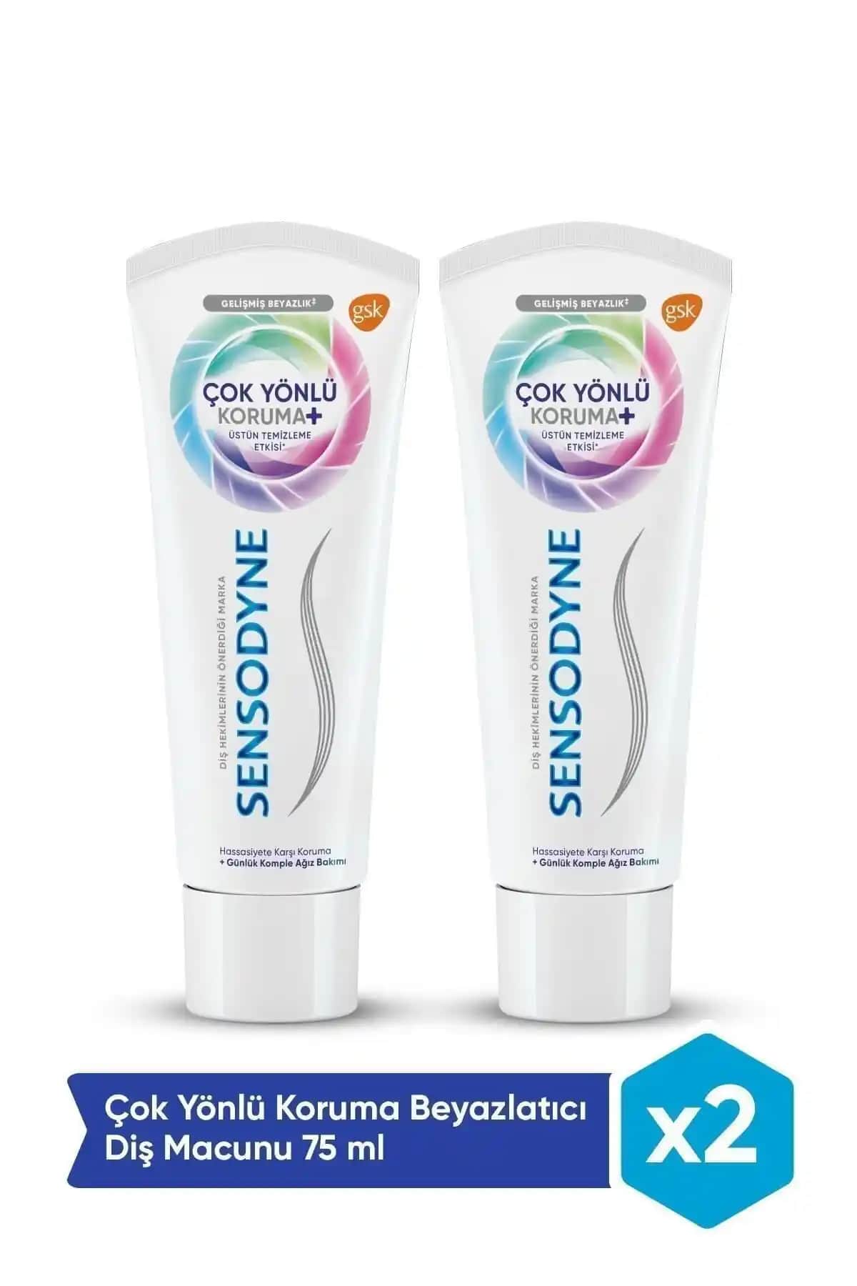 Sensodyne Çok Yönlü Koruma Beyazlatıcı Diş Macunu: Hassasiyet ve Estetik İçin Güvenilir Seçenek