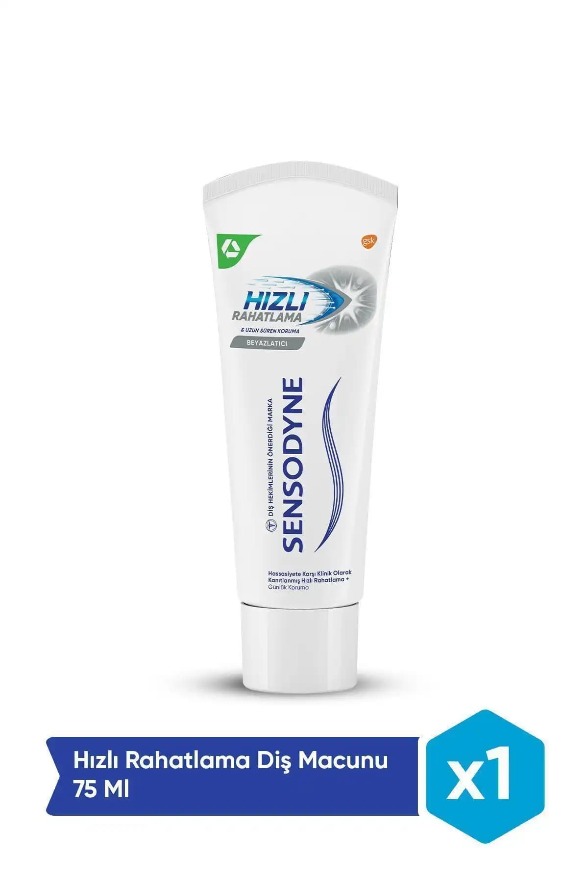 Sensodyne Hızlı Rahatlama Beyazlatıcı Diş Macunu: Hassasiyet ve Estetik için Güvenilir Çözüm