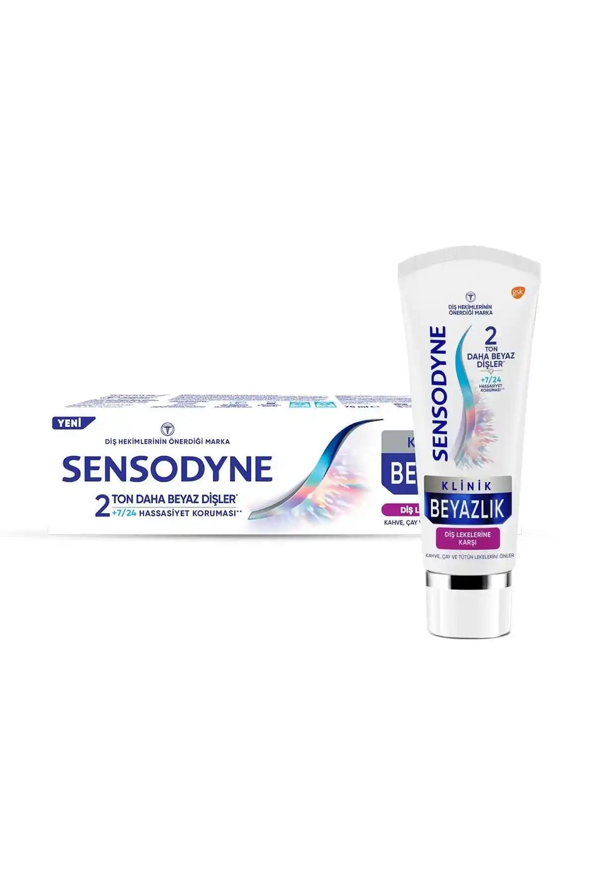 Sensodyne Klinik Beyazlık Diş Macunu: Kahve ve Tütün Lekelerine Karşı Güvenilir Beyazlatma Çözümü