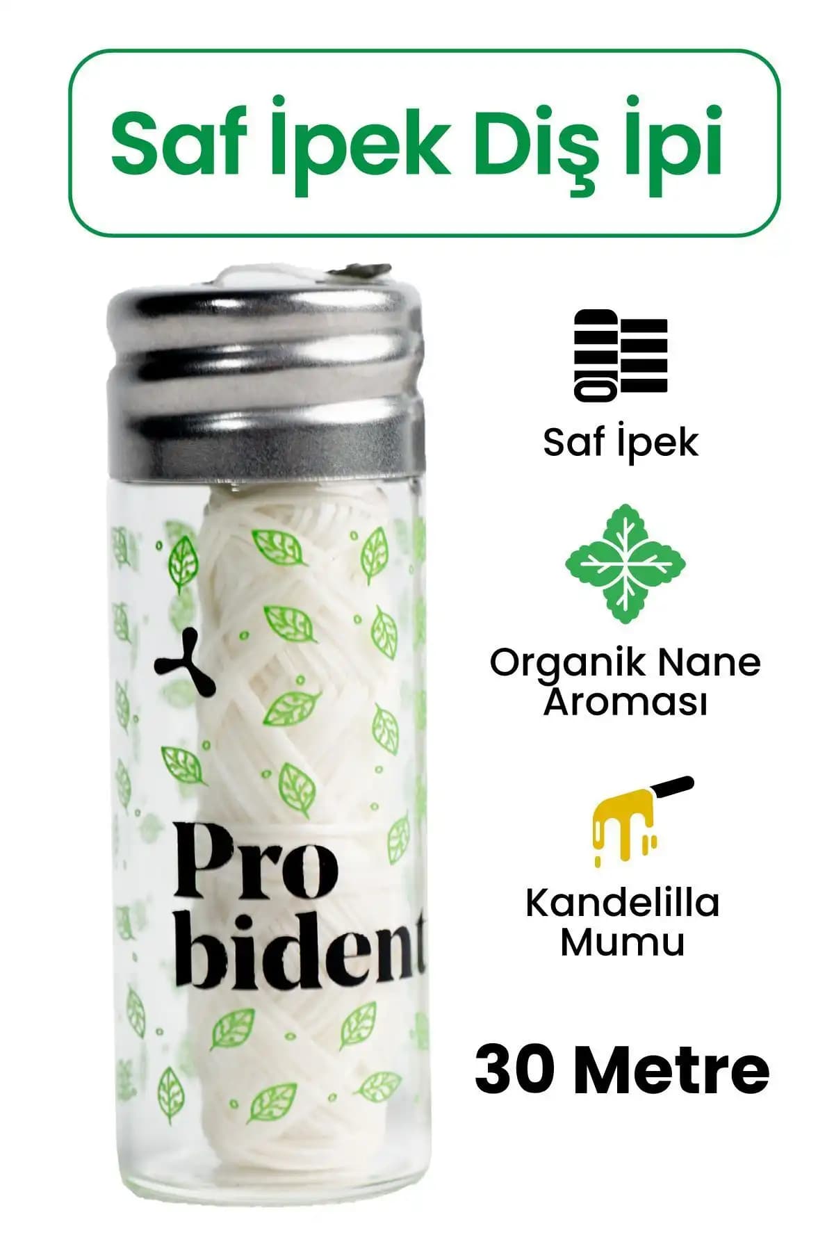 Probident Doğal Saf İpek Nane Aromalı Diş İpi ile Güvenli ve Hassas Temizlik Deneyimi