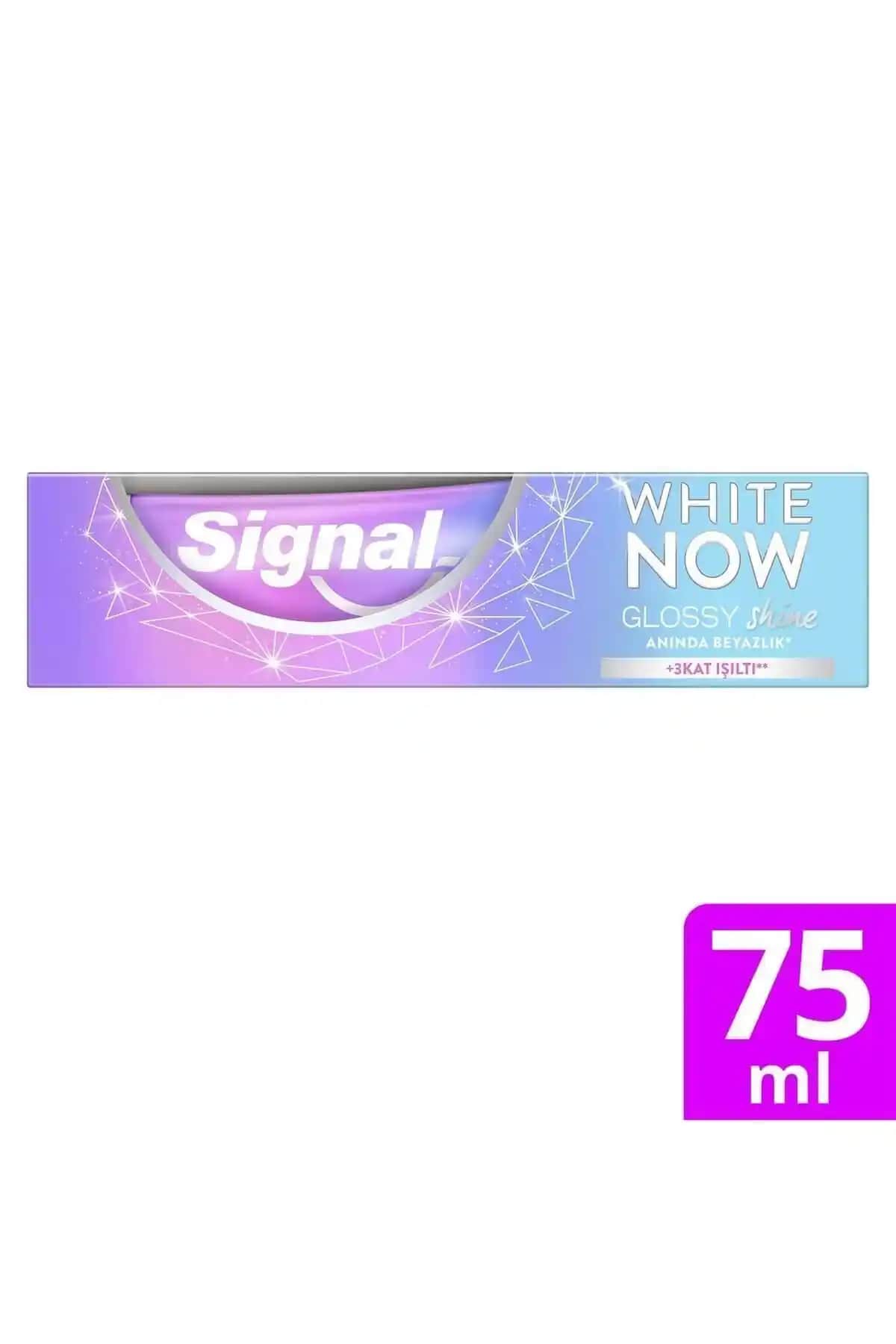Signal White Now Glossy Shine Diş Macunu ile Sağlıklı ve Parlak Gülümseme Sağlayın