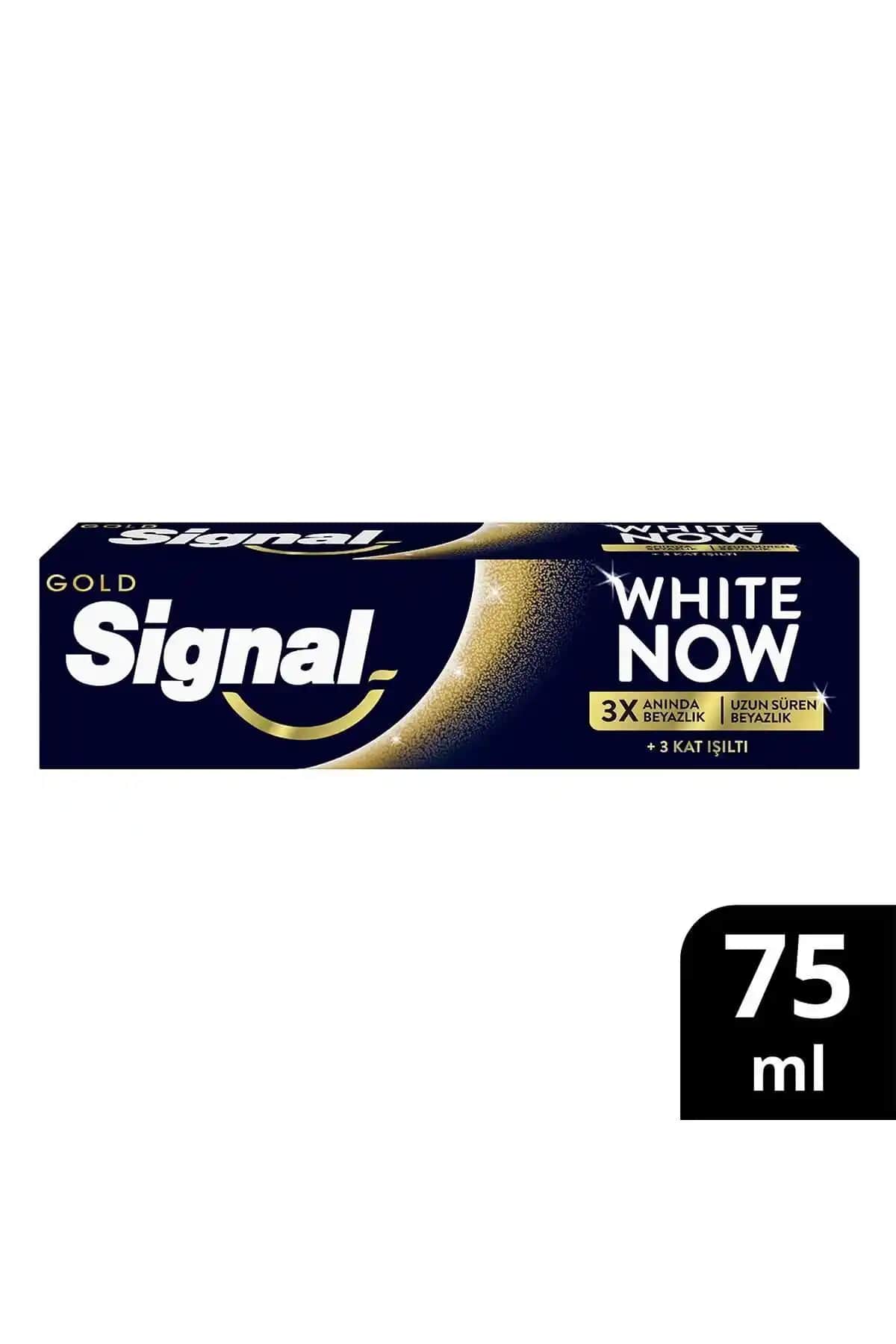 Signal White Now Gold: Klinik Onaylı Beyazlatıcı Diş Macunu ile Parlak ve Sağlıklı Gülüşler
