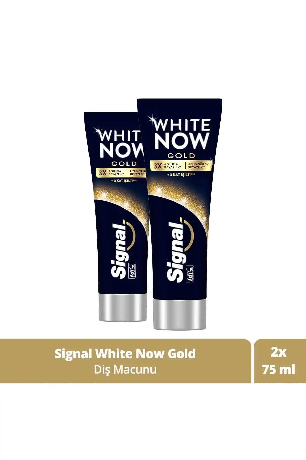 Signal White Now Gold ve Leke Karşıtı Diş Macunlarının Karşılaştırması