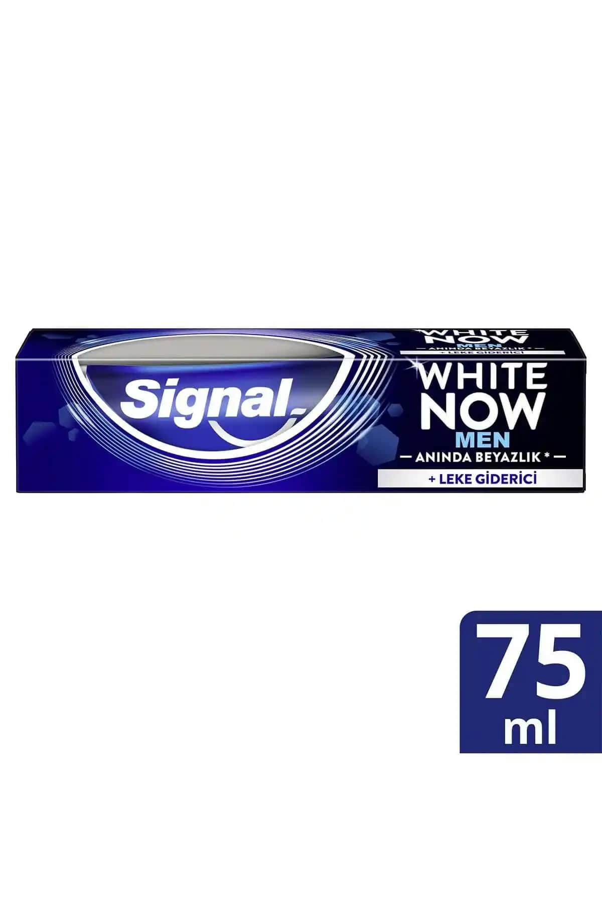 Signal White Now Men 75 ml Erkekler İçin Beyazlatıcı ve Ferahlatıcı Diş Macunu