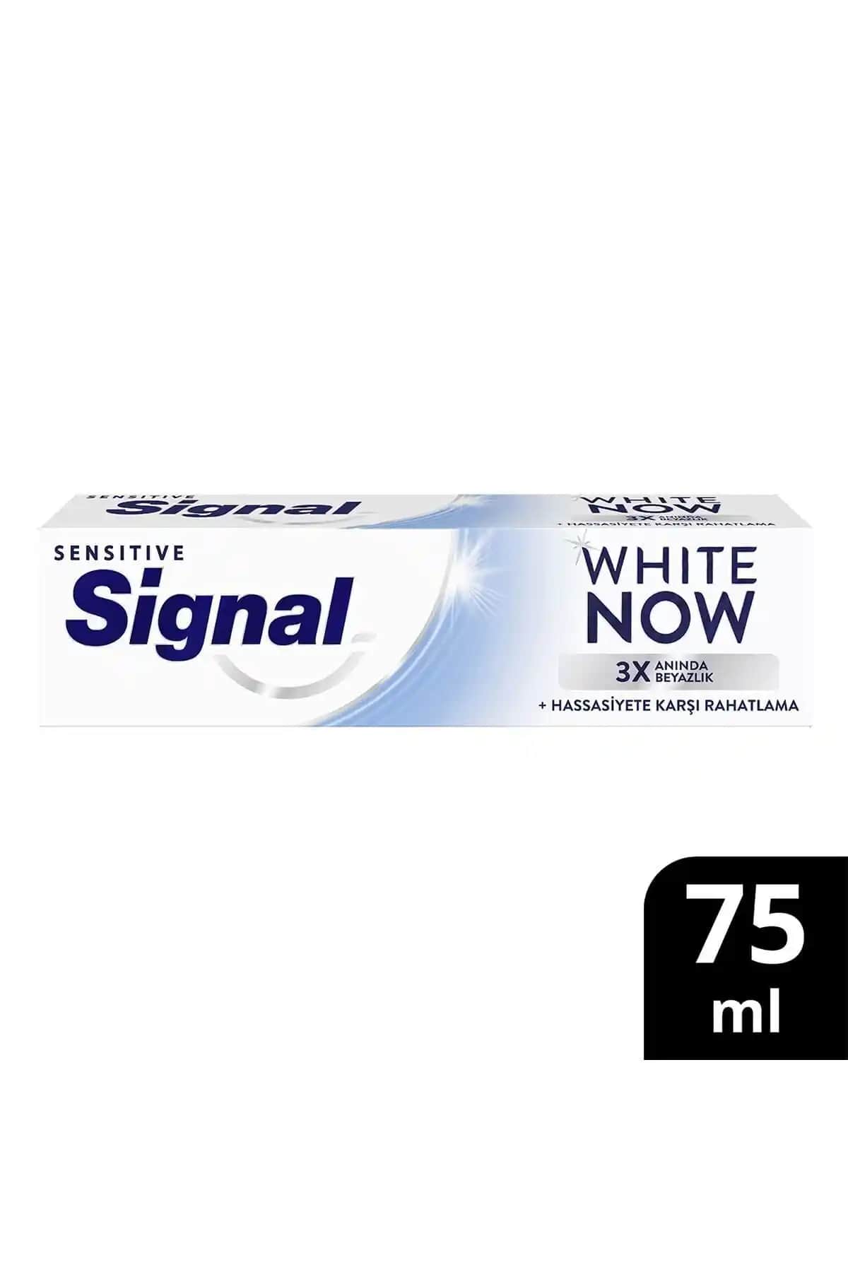 Signal White Now Sensitive Hassas Dişler İçin Güvenli Beyazlatıcı Diş Macunu Özellikleri ve Kullanımı