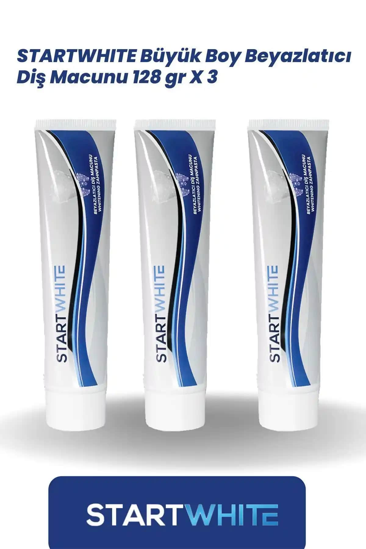 STARTWHITE Büyük Boy Beyazlatıcı Diş Macunu ile Gelişmiş Ağız ve Diş Bakımı