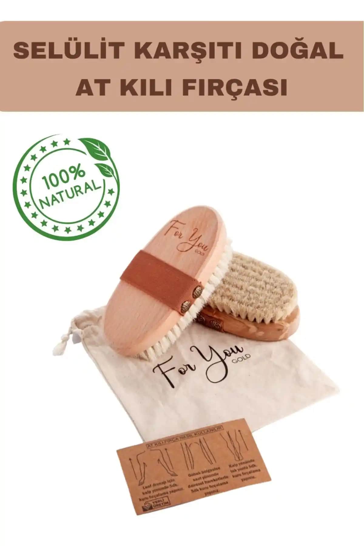 Doğal At Kılı Selülit Fırçası: Selülit Görünümünü Azaltan Güvenilir Cilt Bakım Ürünü