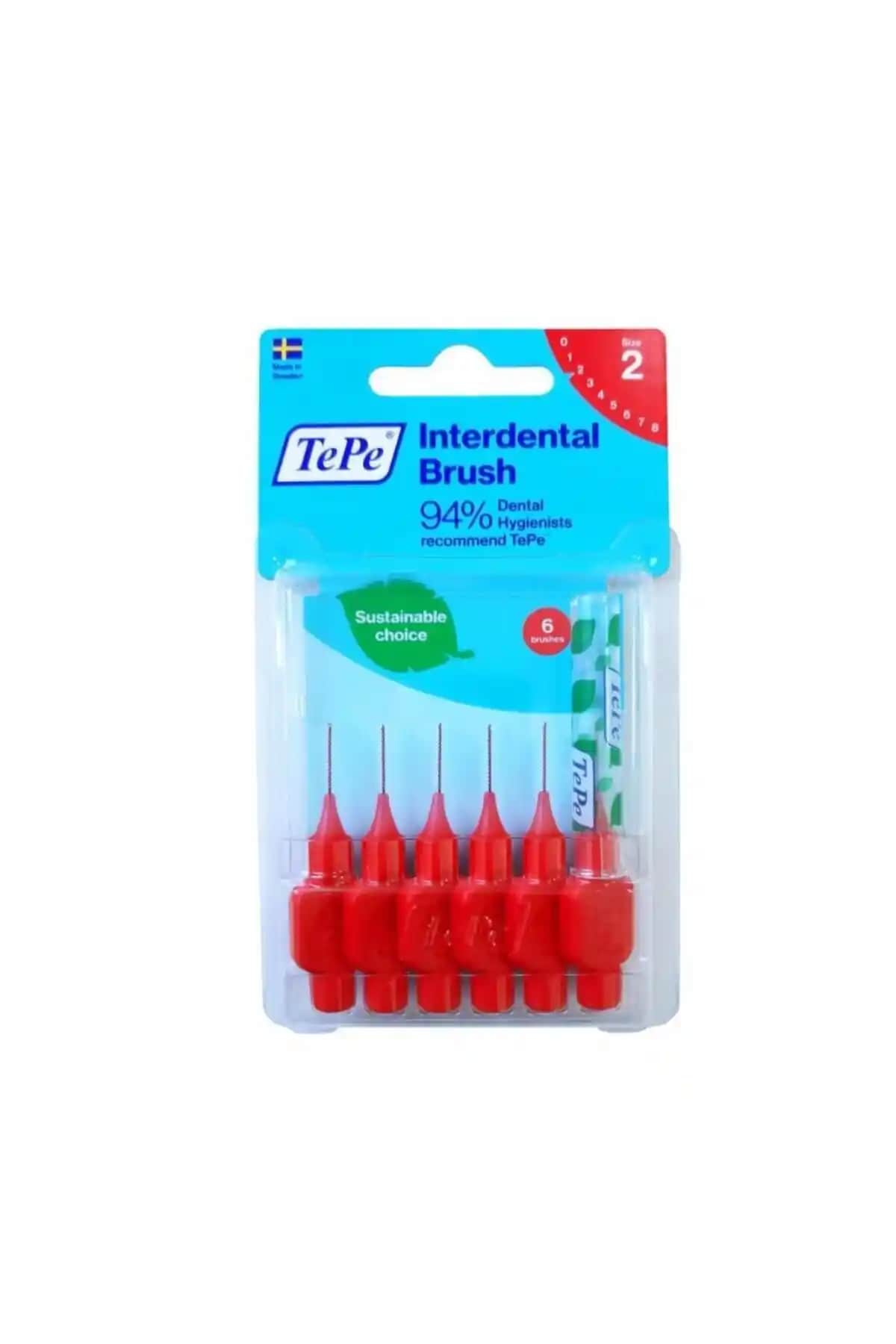 TePe Interdental Fırça 0.5 mm Renk Kodlu, Dayanıklı ve Kullanıcı Dostu Tasarım