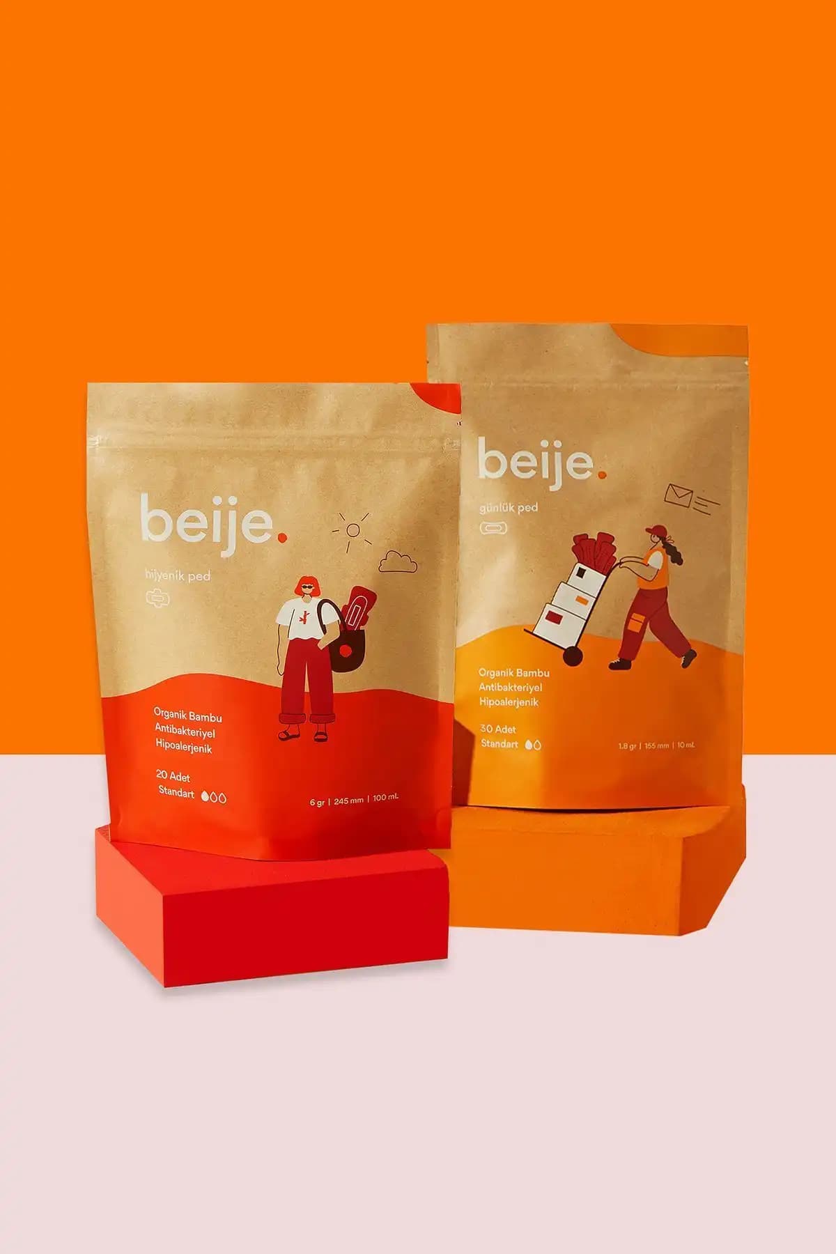 Beije Burçe ve Beije Dilge Regl Paketleri Karşılaştırması ve Özellikleri 2