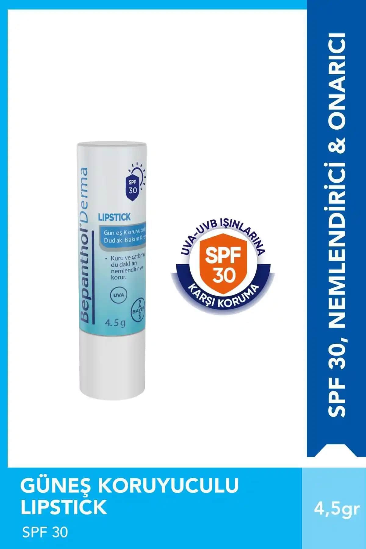 Bepanthol Lipstick SPF30 Günlük Dudak Bakımında Güvenilir ve Etkili Çözüm