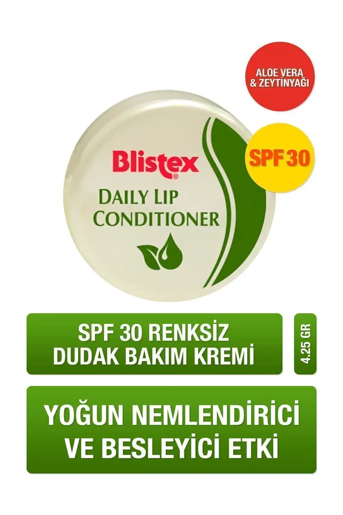 Blistex Günlük Dudak Kremi SPF 15 ile Nemlendirici ve Güneş Koruyucu Özellikler
