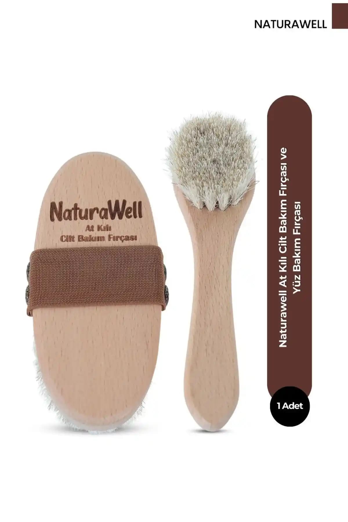Naturawell %100 Doğal At Kılı Fırçası ile Cilt Sağlığı ve Güzelliği Artırın