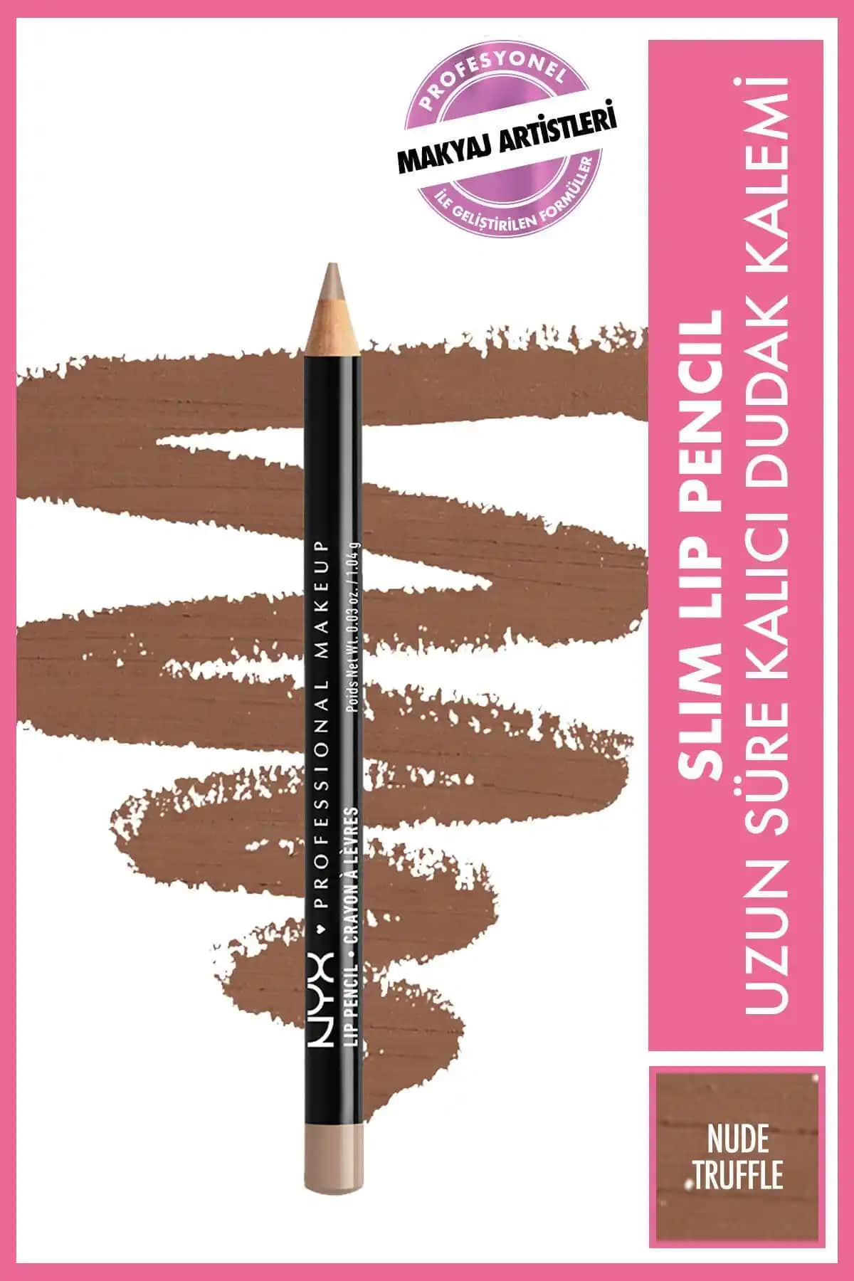 NYX Nude Tonlu Dudak Kalemi Slim Lip Pencil Dudak Kontur ve Dolgunluk Sağlar