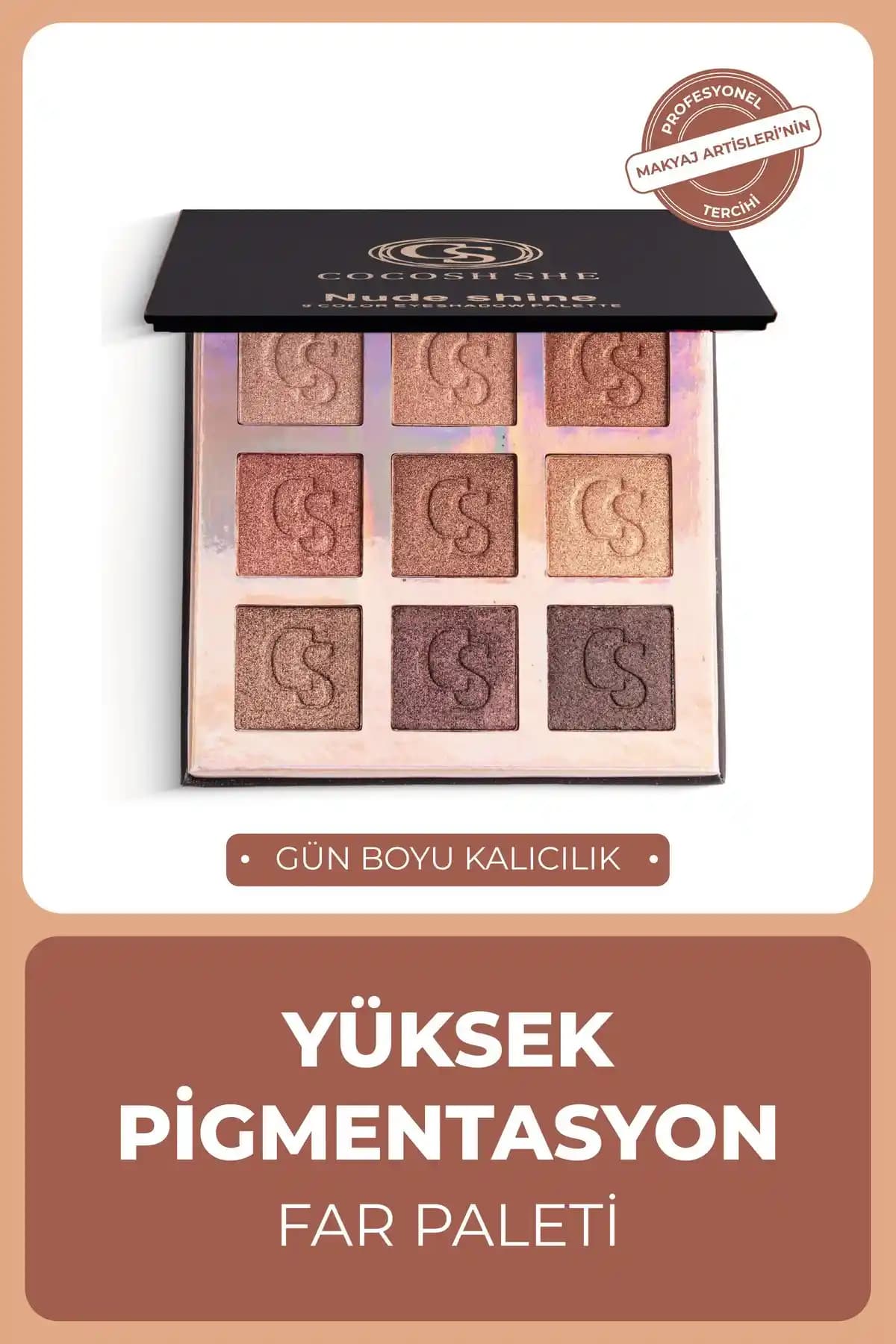 Cocosh She Nude Shine ve Makeuptime Neon Göz Farı Paletleri Karşılaştırması