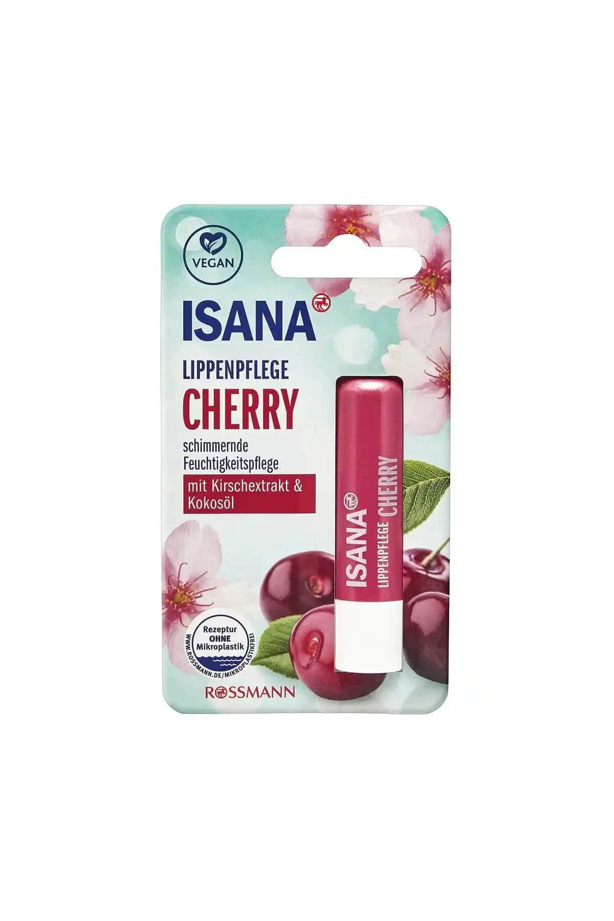 ISANA Vişne Dudak Bakım Kremi 4.8g: Doğal ve Etkili Dudak Nemlendirme Çözümü