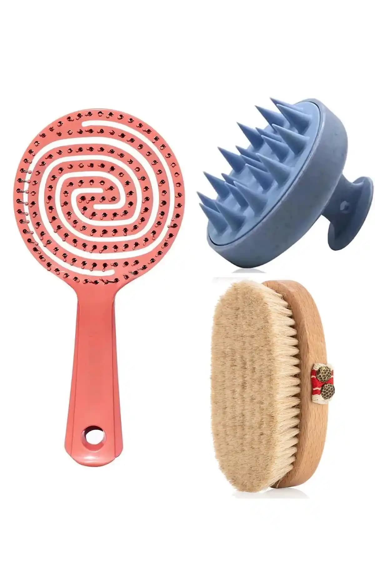 Doğal At Kılı Fırçası ve 3 Boyutlu Tarak Seti ile Saç Bakımında Doğallık ve Çok Fonksiyonellik