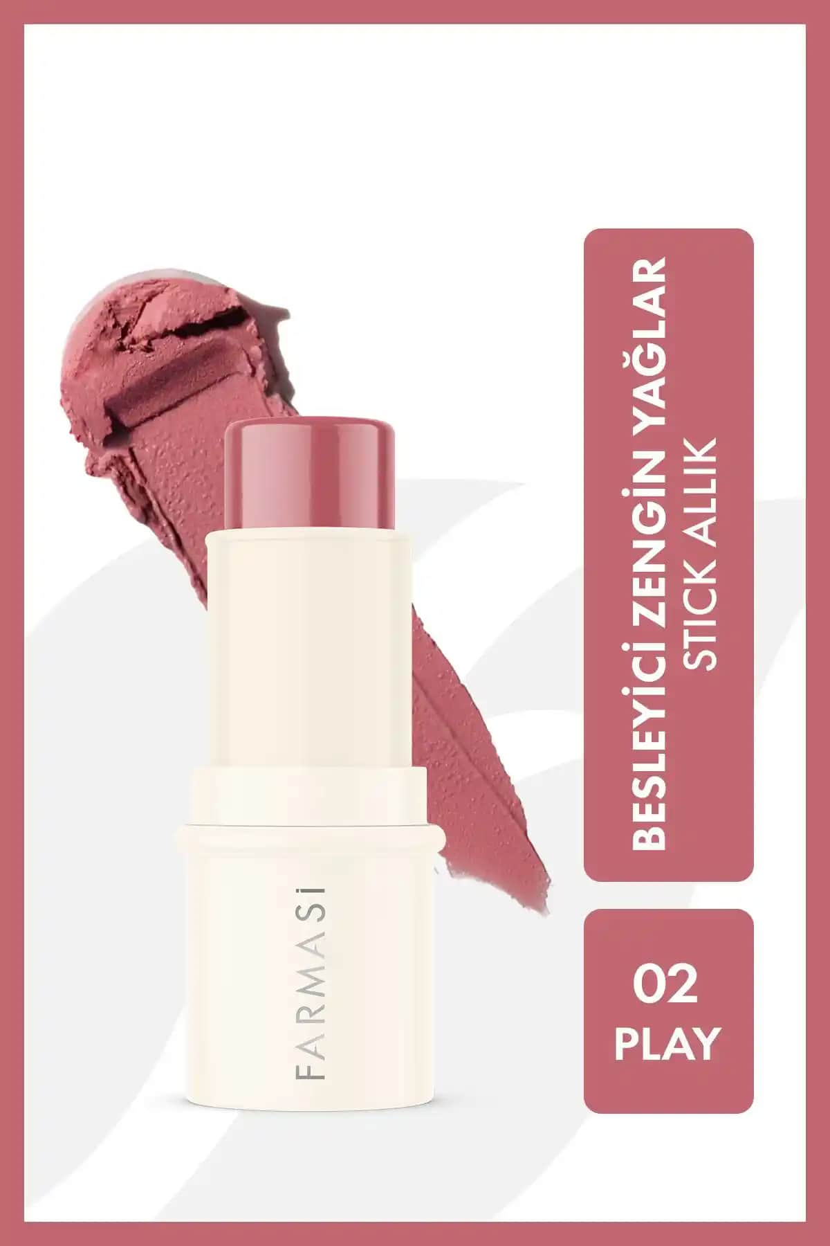 Farmasi Stick Allık 02 Play ve 04 Fresh Karşılaştırması: Renk, Form ve Kullanım Özellikleri
