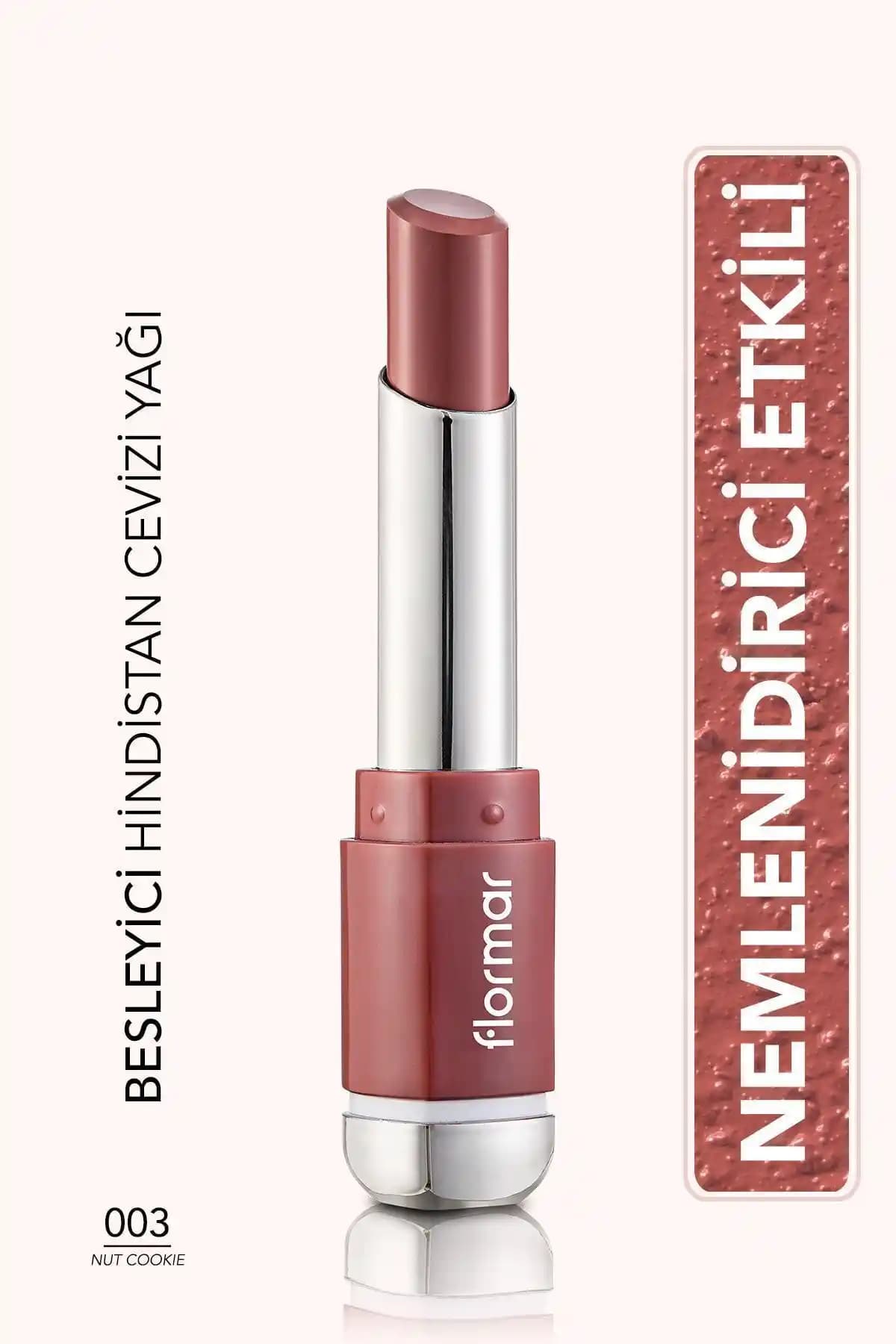 Flormar Ruj Karşılaştırması: Prime'N Lips Nut Cookie ve Saten Dokulu Stick Ruj Özellikleri