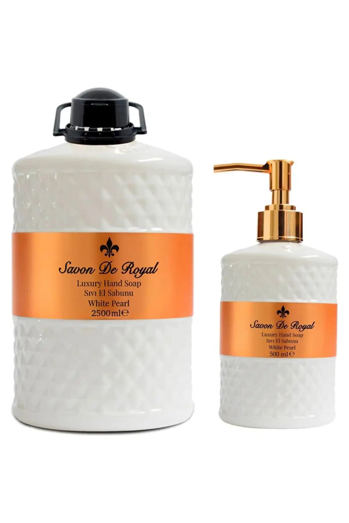 Savon de Royal Luxury Vegan Sıvı Sabun Karşılaştırması: Eden's Pearl ve White Pearl 2