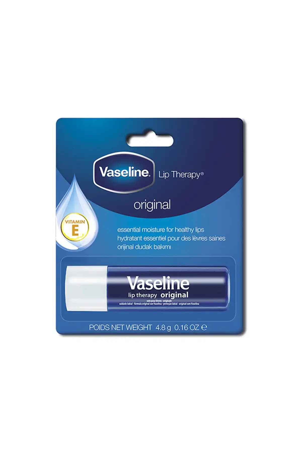 Vaseline Orijinal Dudak Balmı: Nemlendiren ve Koruyan Günlük Dudak Bakım Ürünü