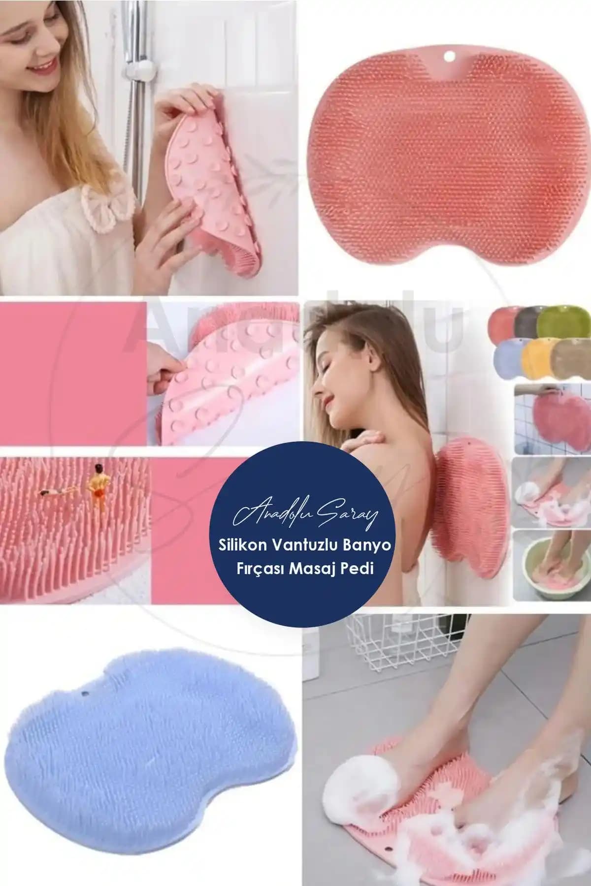 Anadolu Saray Çarşısı ve BEYZANA Vantuzlu Silikon Banyo Fırçası Karşılaştırması