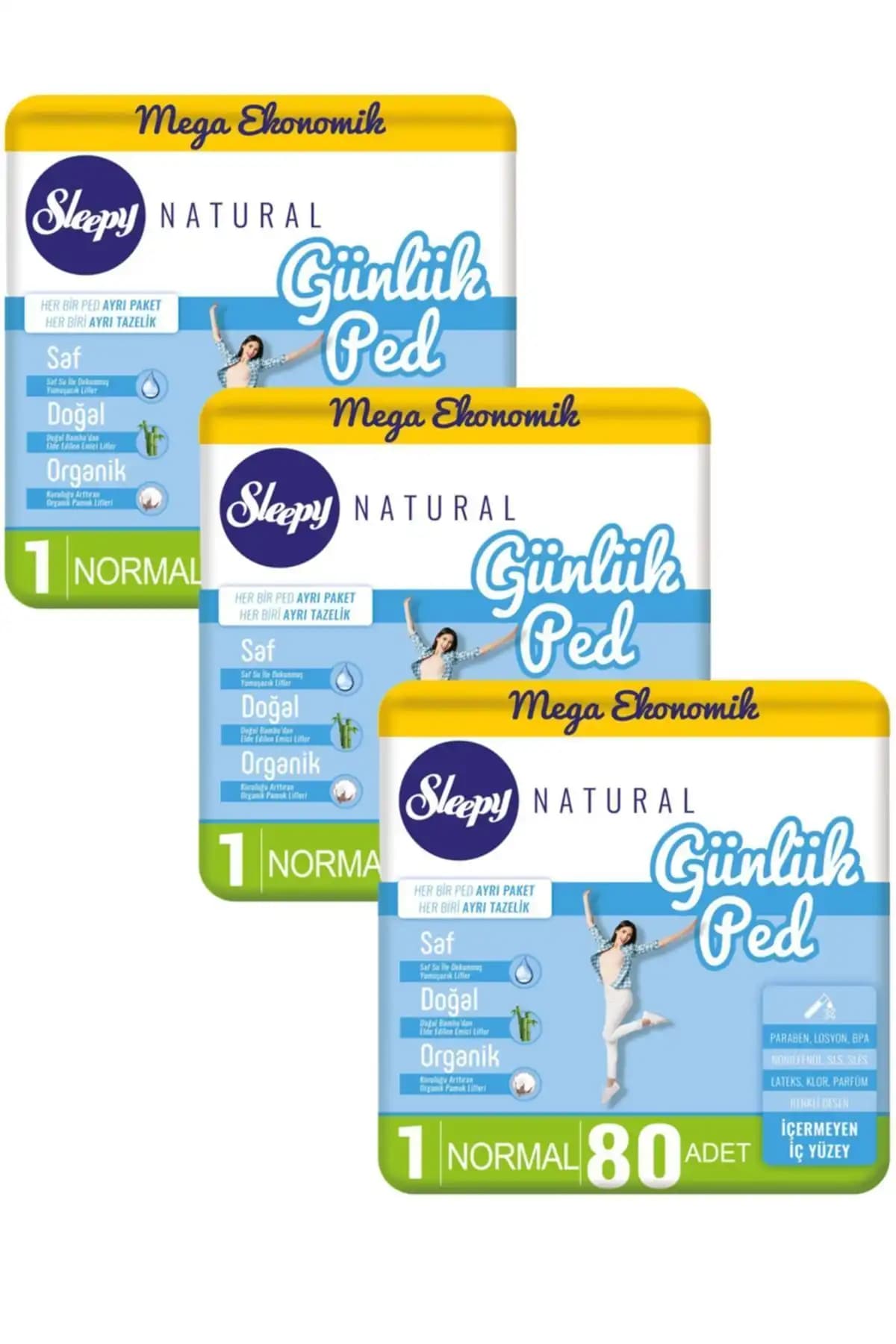 Kadın Günlük Pedleri Karşılaştırması: Molped İlk&son ve Sleepy Natural Özellikleri 2