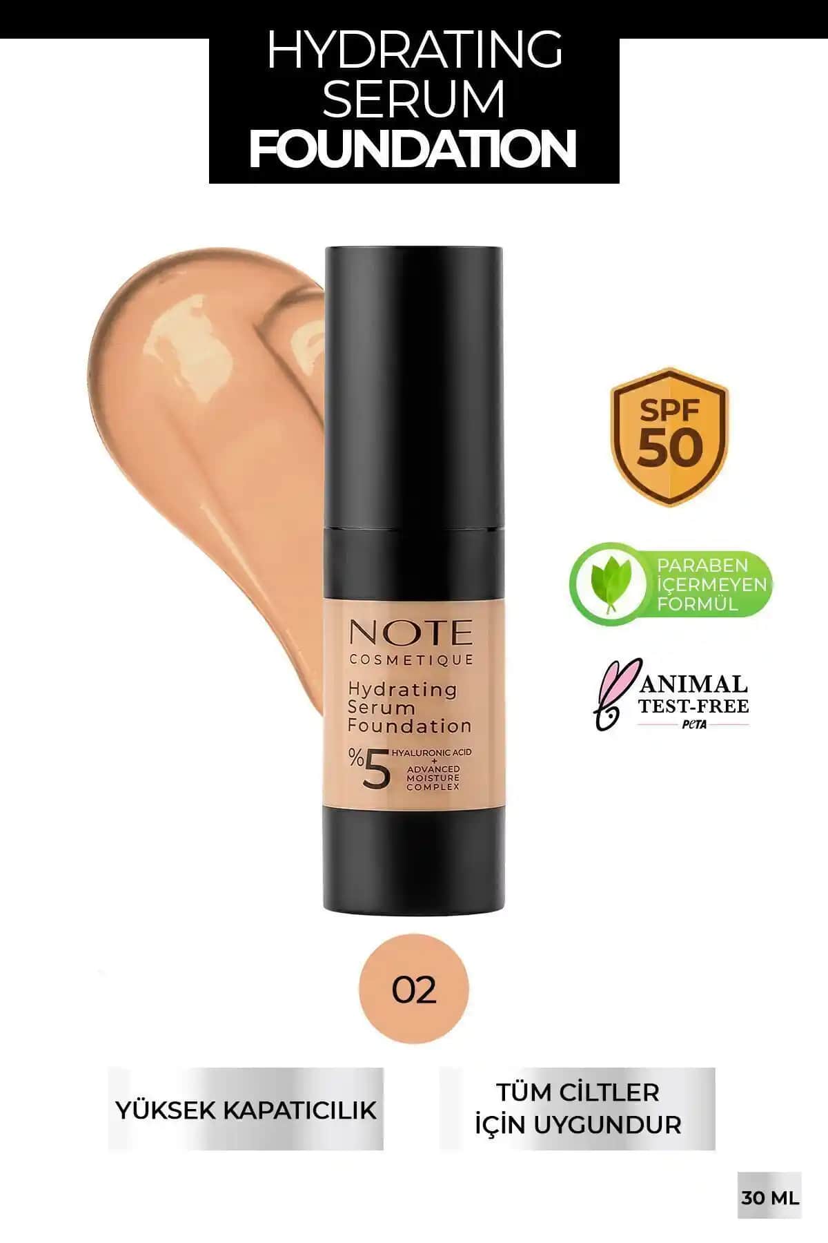 Note Cosmetics Hydrating Serum SPF 50: Nemlendirici ve Güneş Koruyucu Özellikleriyle Cilt Bakımında Yenilik