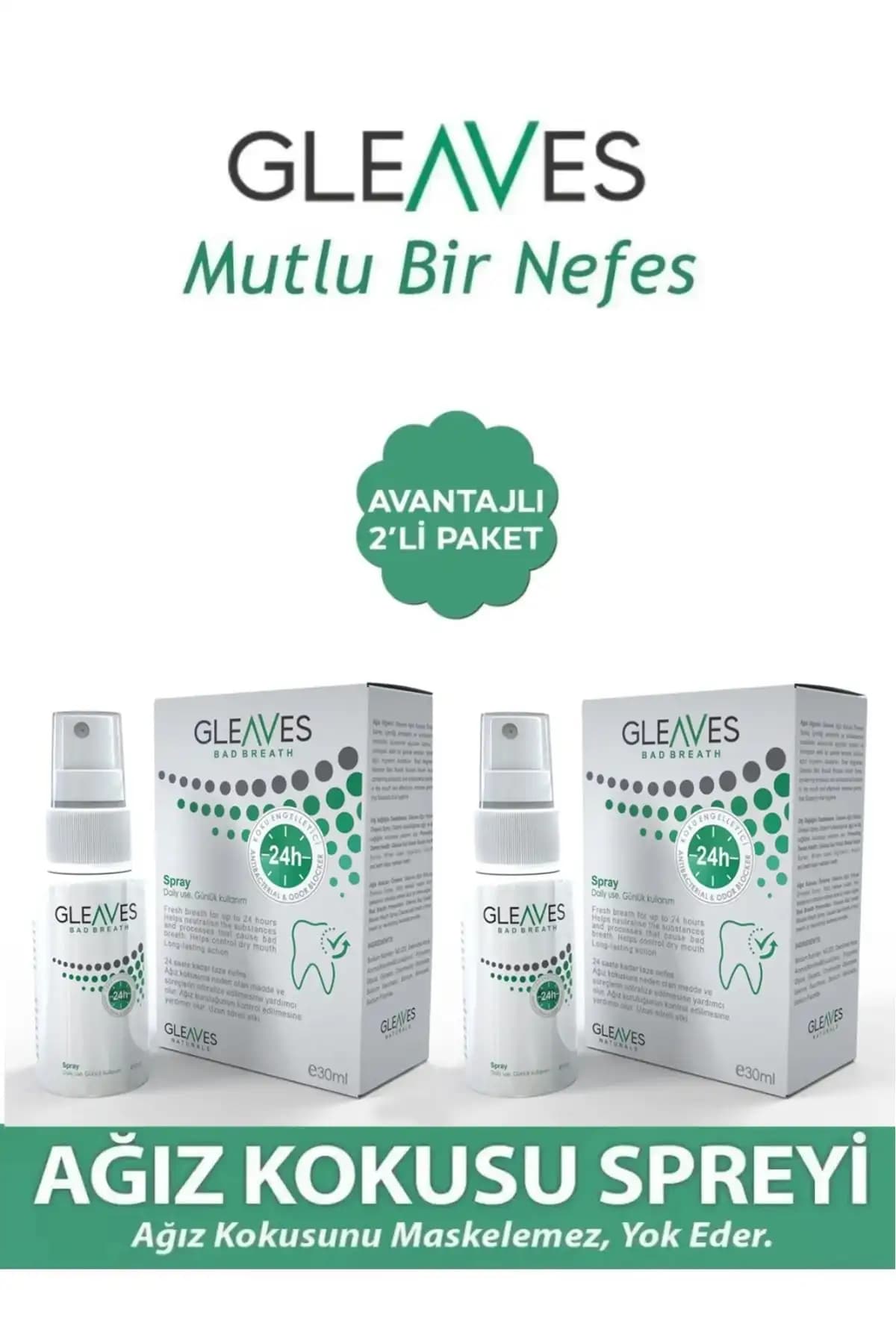 Gleaves Naturals ve RAS DASHEN Ağız Kokusu Önleyici Spreyleri Karşılaştırması 1