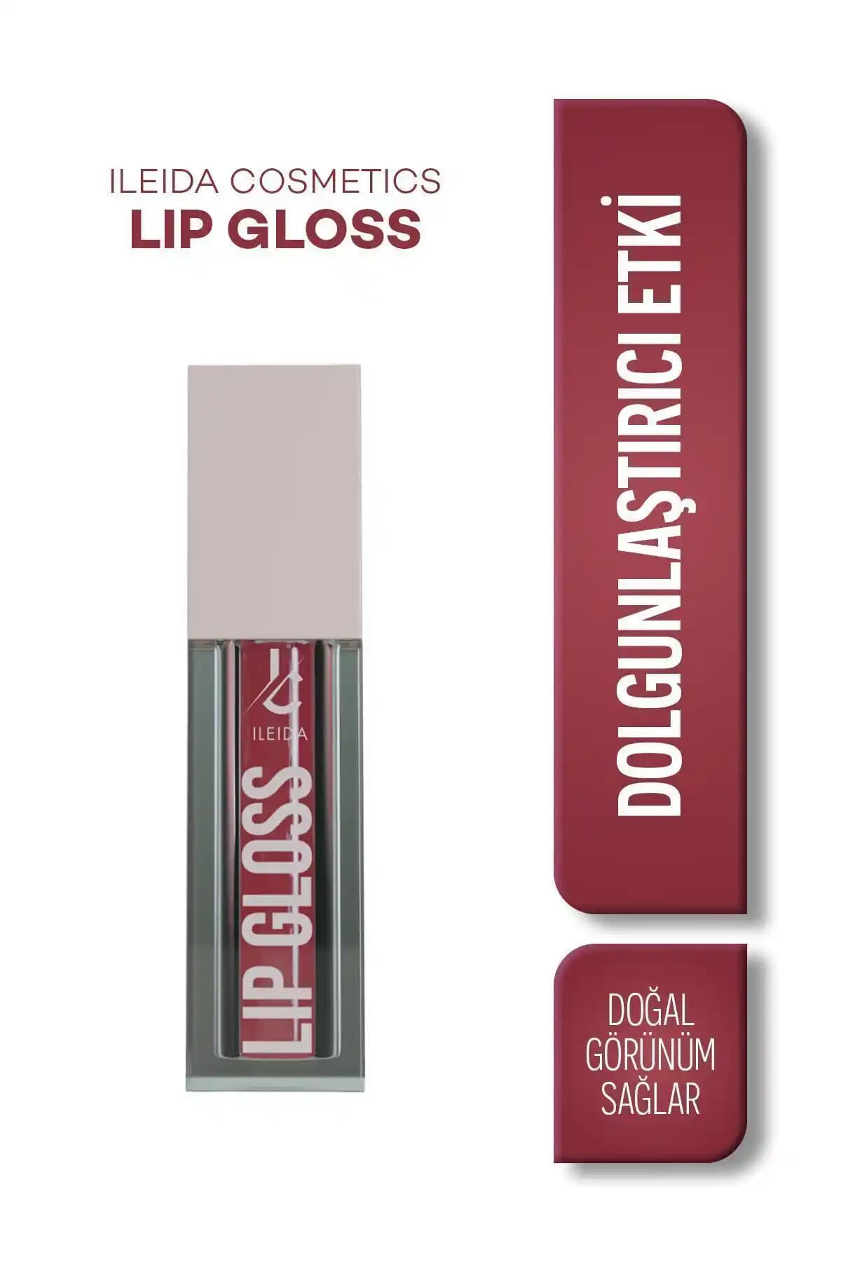 İLEİDA Lip Gloss: Doğal ve Parlak Dudaklar İçin Kaliteli Kozmetik Seçeneği