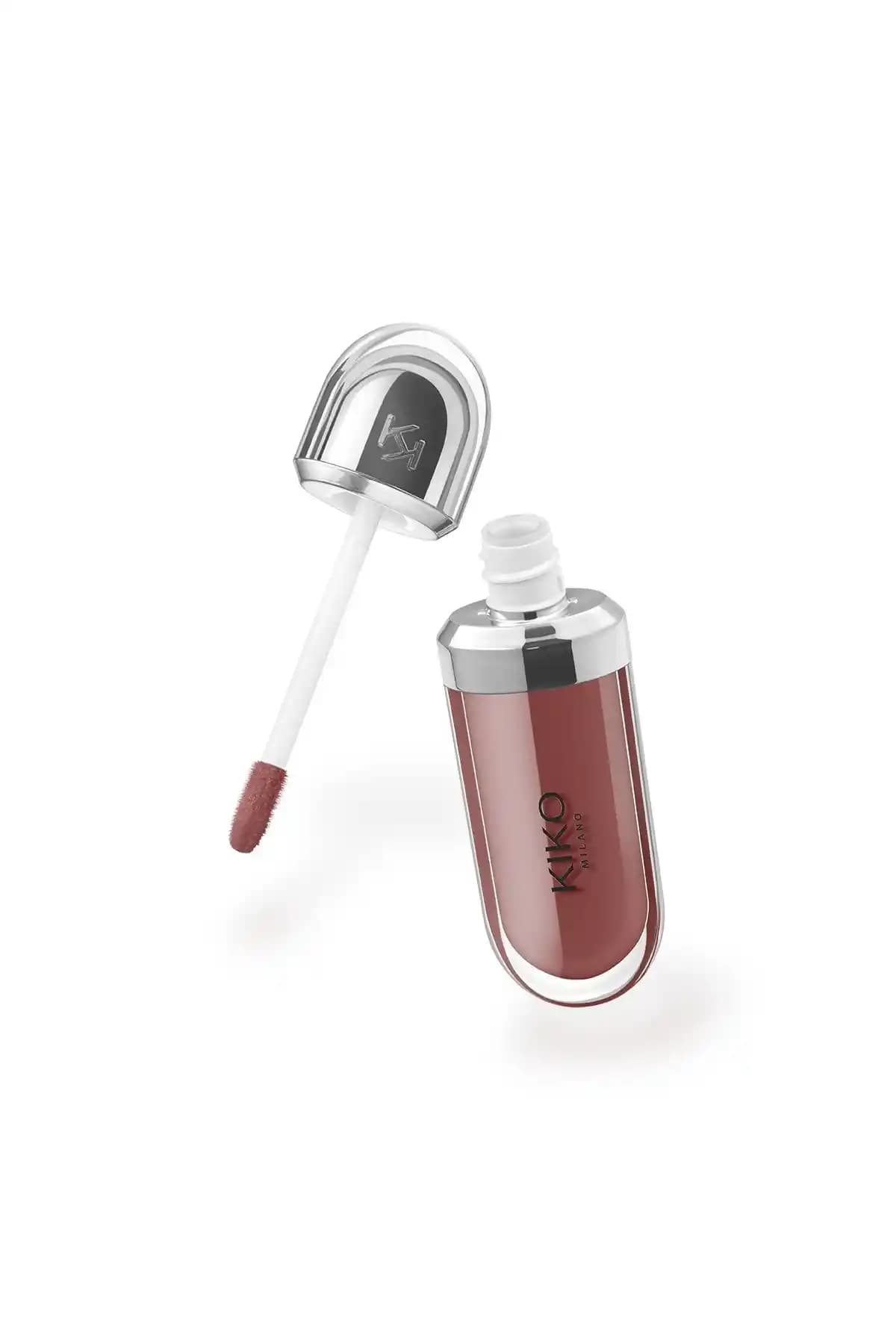 KIKO 3D Hydra Dudak Parlatıcısı Brun Rose Koyu Bordo Renkli ve Kalıcı