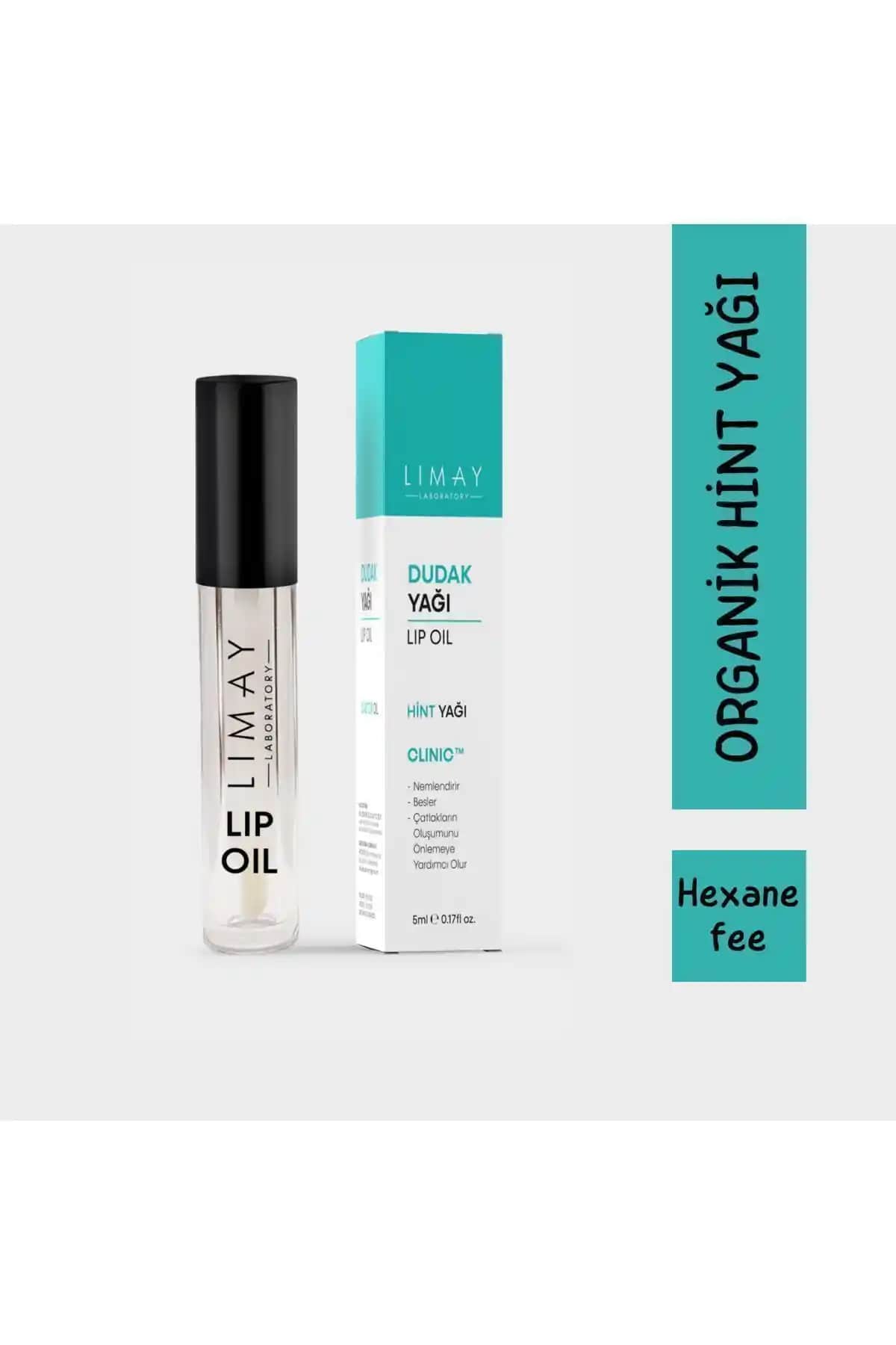 LİMAY Dudak Yağı Lip Oil: Organik ve Doğal İçeriklerle Nemlendirici Dudak Bakımı
