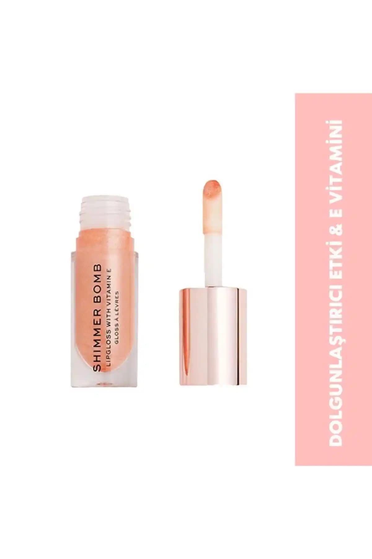 Revolution Shimmer Bomb Dudak Parlatıcı ile Parlaklık ve Dolgunluk Sağlayan Makyaj Ürünü