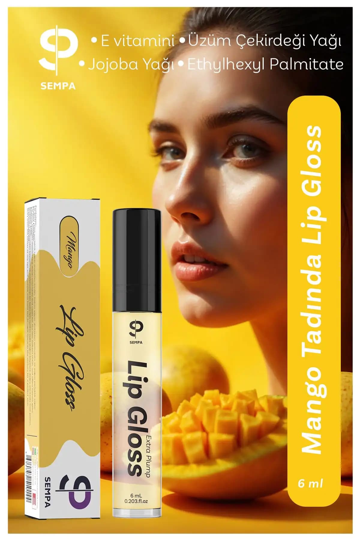 SP SEMPA Mangolu Dudak Dolgunlaştırıcı ve Parlatıcı Lip Gloss Ürünü Tanıtımı ve Özellikleri