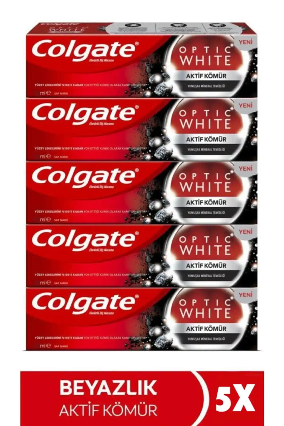 Colgate Optic White Aktif Kömür Beyazlatıcı ve Temizliği Diş Macunu Karşılaştırması