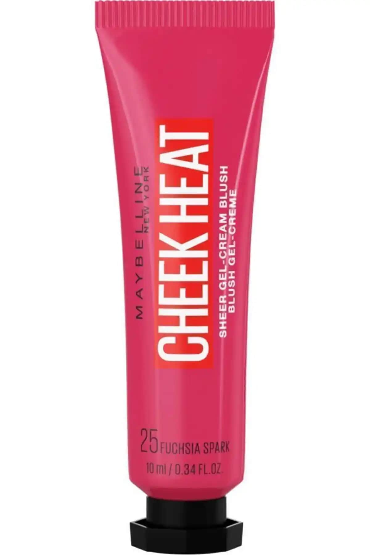 Maybelline New York Cheek Heat Likit Allık 25 Fuchsia Spark Doğal ve Kalıcı Makyaj İçin