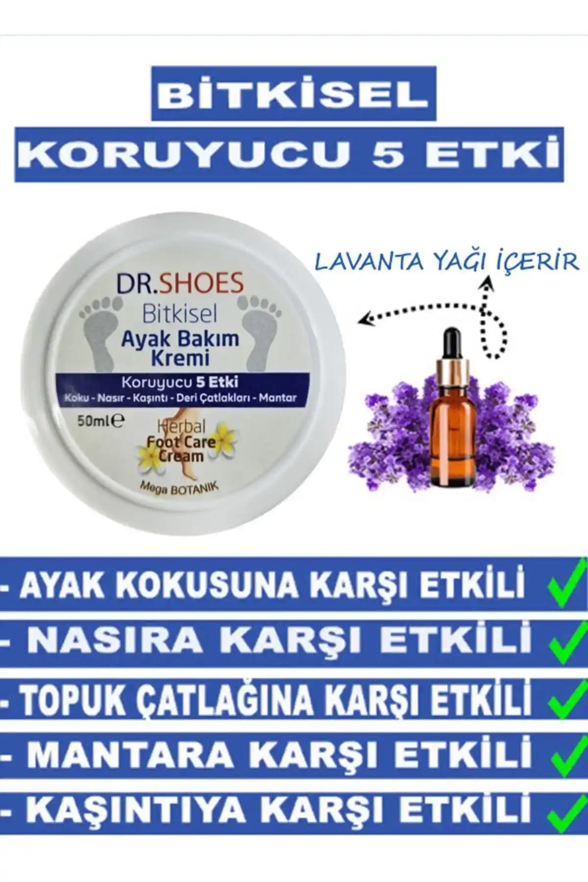 DR. SHOES Bitkisel Ayak Bakım Kremi: Doğal İçeriklerle Sağlıklı ve Ferah Ayaklar