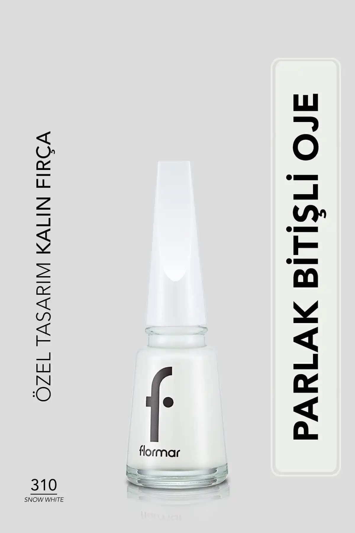 Flormar Klasik Parlak Oje Karşılaştırması 227 Mılk Foam ve 310 Snow White 2