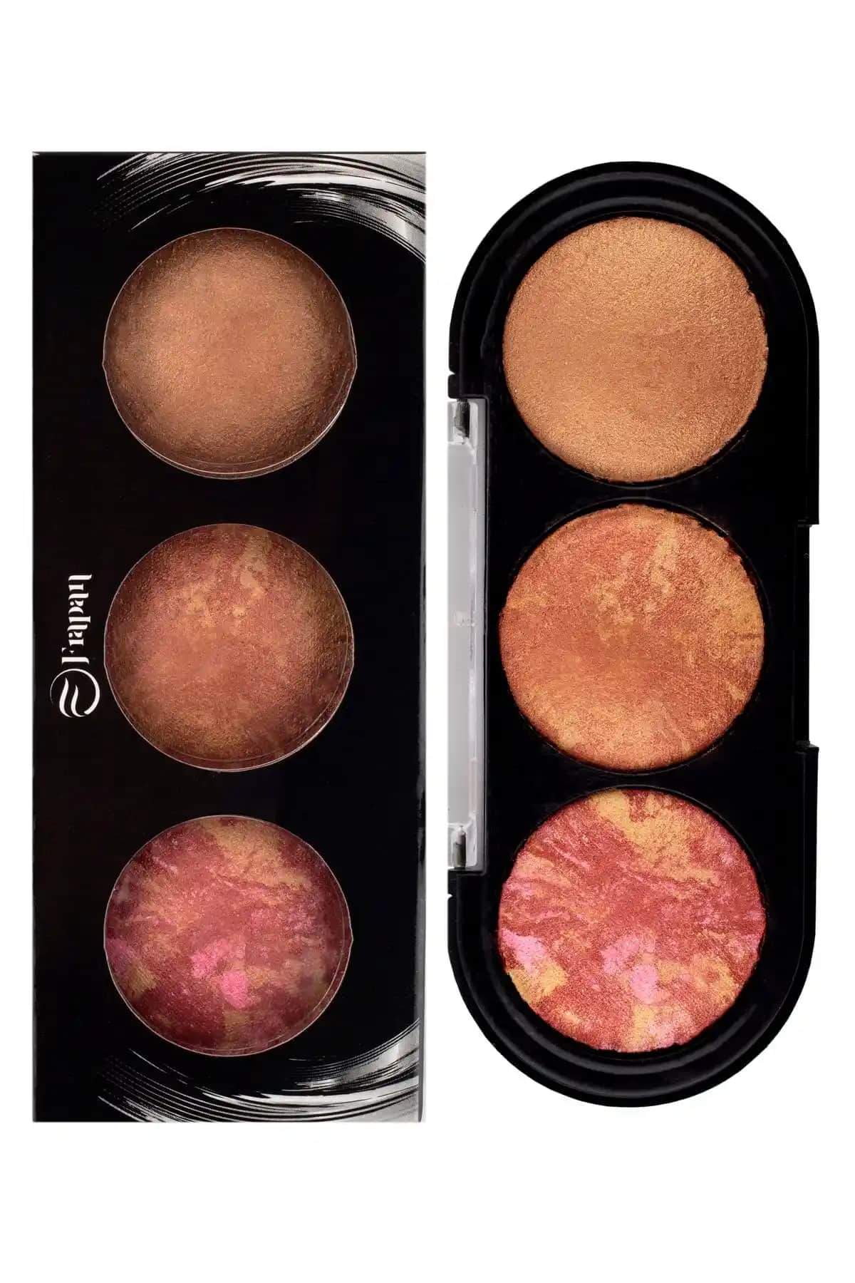 Tikatti 3'lü Allık Seti Terracotta Blush No: 2 Doğal ve Parlak Görünüm Sağlar