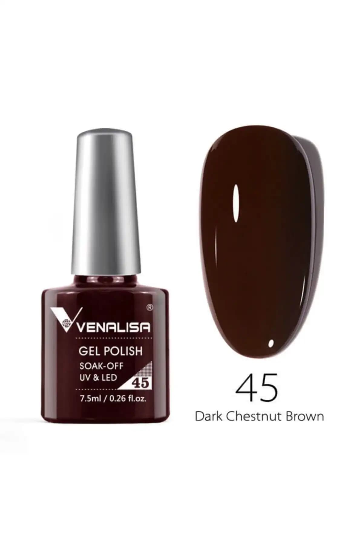 Venalisa 7.5 ml UV LED Kalıcı Oje Dark Chesnut Brown No.45 Detaylı İnceleme ve Özellikleri